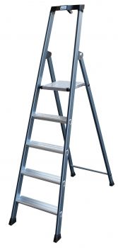 SEPRO Свободностоящая стремянка из анодированного алюминия 5 ступеней SEPRO Свободностоящая стремянка из анодированного алюминия 5 ступеней
