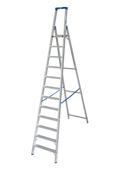 Свободностоящая стремянка, 12 ступеней Свободностоящая стремянка, 12 ступеней