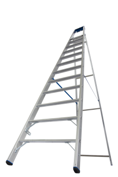 Свободностоящая стремянка, 12 ступеней Свободностоящая стремянка, 12 ступеней