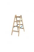 Двухсторонняя деревянная стремянка с перекладинами, 2x4 Двухсторонняя деревянная стремянка с перекладинами, 2x4
